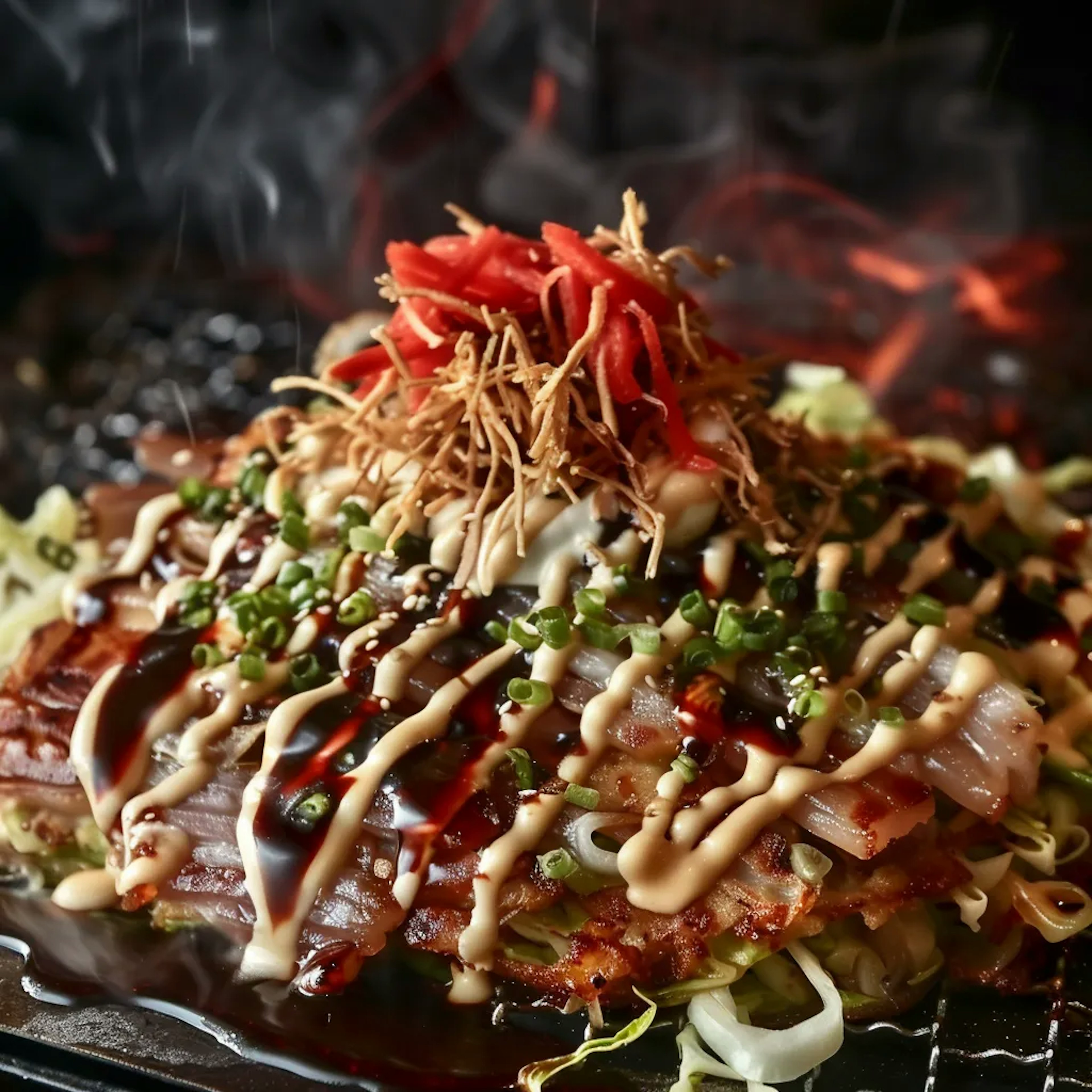 Hiroshima style okonomiyaki Momijiya Kanda branch-4