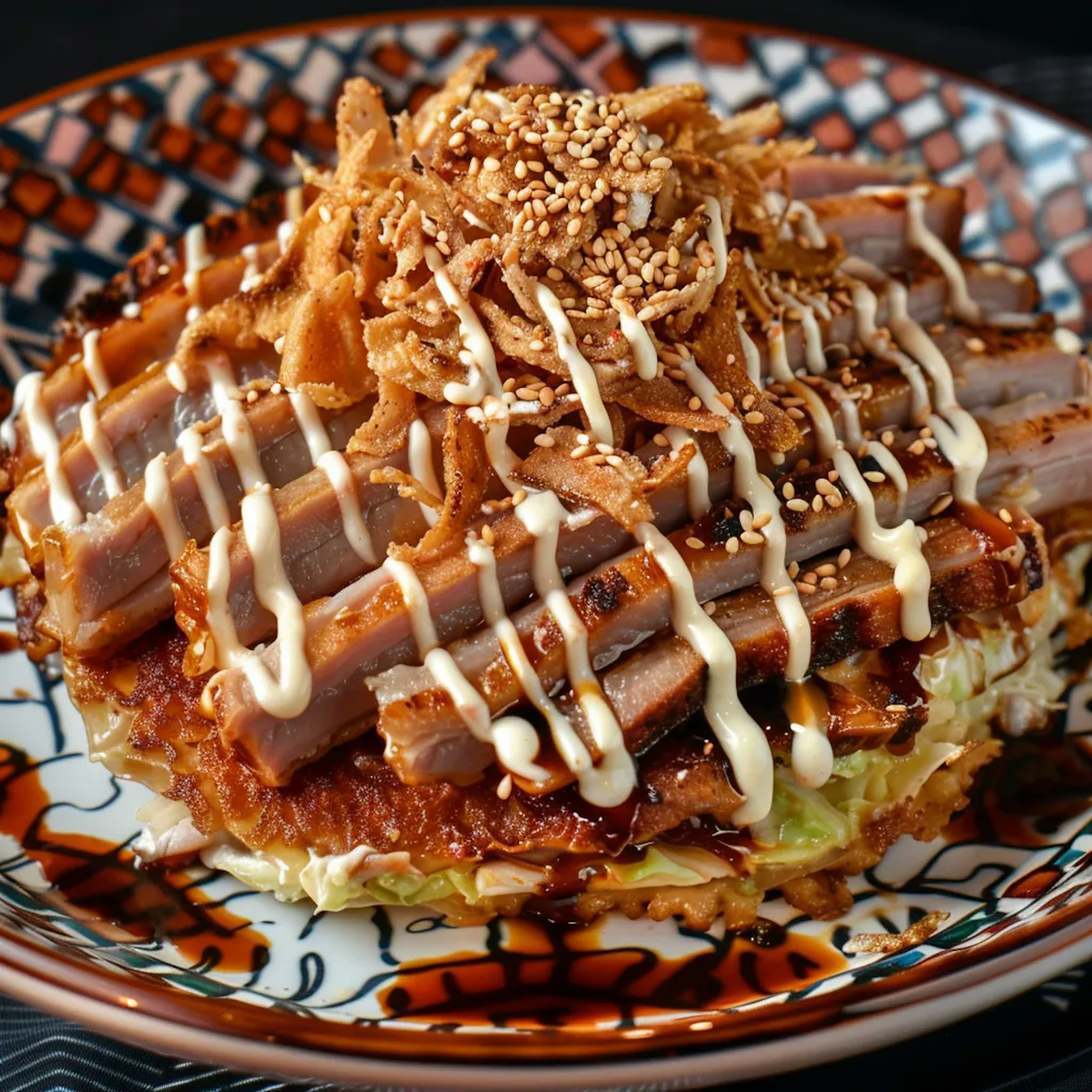 Hiroshima style okonomiyaki Momijiya Kanda branch-0