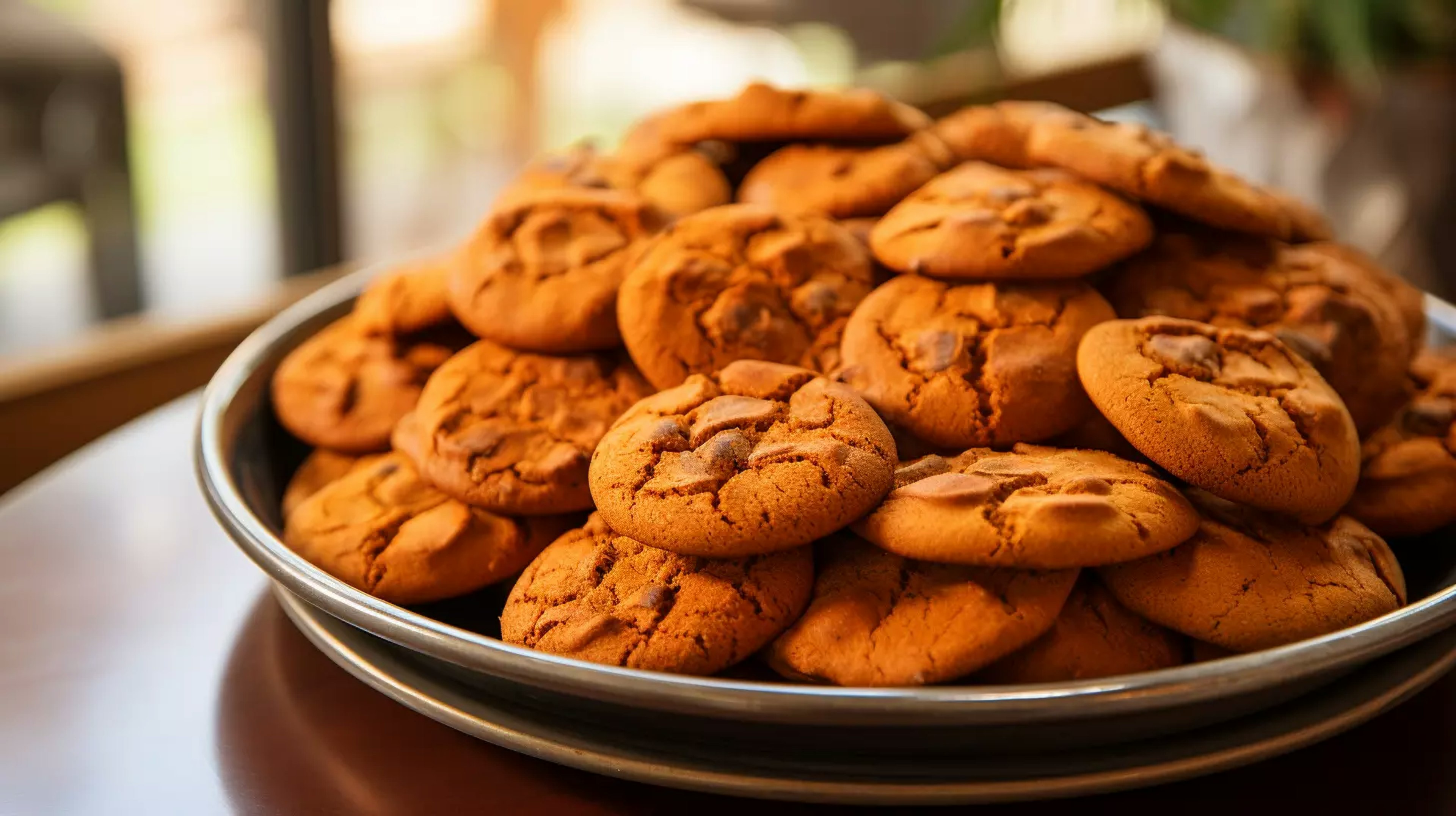 sweet potato cookies on plate